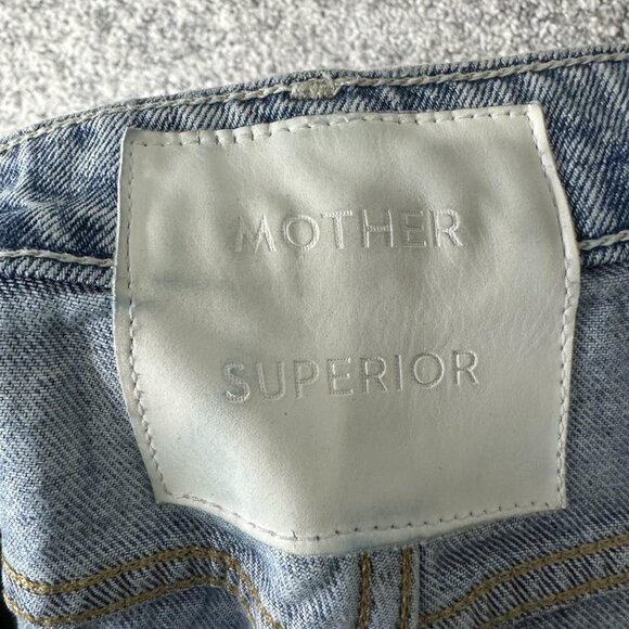 Mother Jeans Womens 25 Light Wash The Swooner Rascal Ankle High Rise Denim - Picture 6 of 9